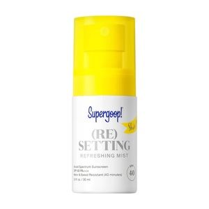 Supergoop! (Re) Setting Refreshing Mist SPF 40 / Mini 1.0 Fl Oz